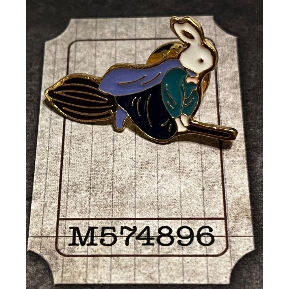 Bunny witch Halloween pin